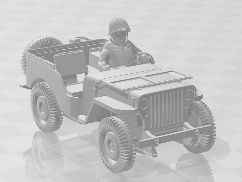 28mm Us Jeep For Bolt action