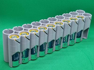 AA batteries holder