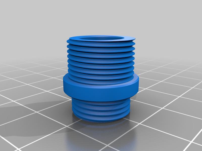 13mm ccw to 14mm ccw Airsoft silencer adapter