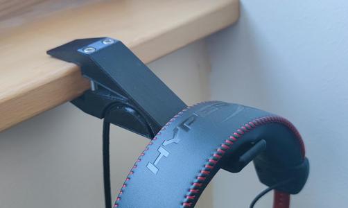 Headset holder clamp