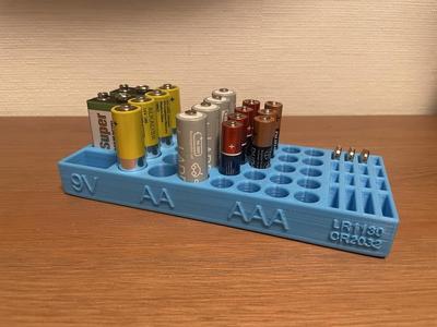 Battery holder 9V, AA, AAA, LR1130, CR2032 