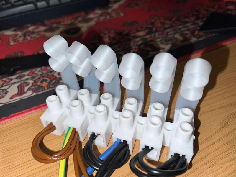 80 amp wire joiner strip cap