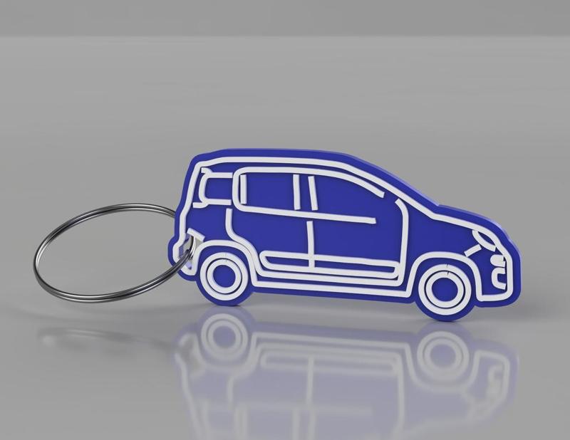 Fiat Panda Keychain