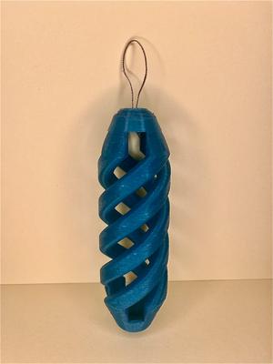 Twisted Christmas Ornament - No Support