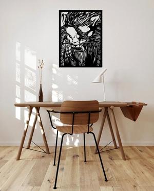 Rengar Wall Art, League of Legends Wall Decor