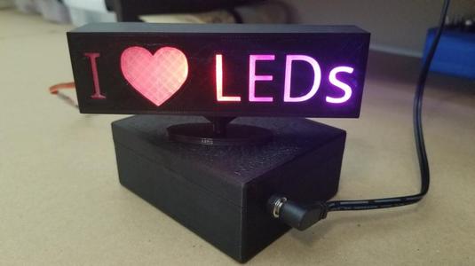 LED Sculpture project box