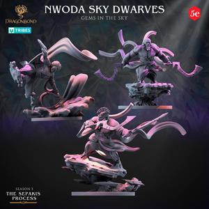 Dragonbond: Nwoda Sky Dwarves x3 Poses