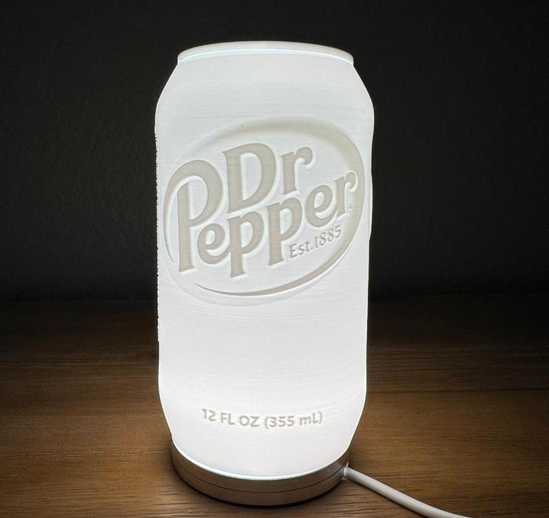 Dr. Pepper Can (Tea Light & Lamp Kit compatible)