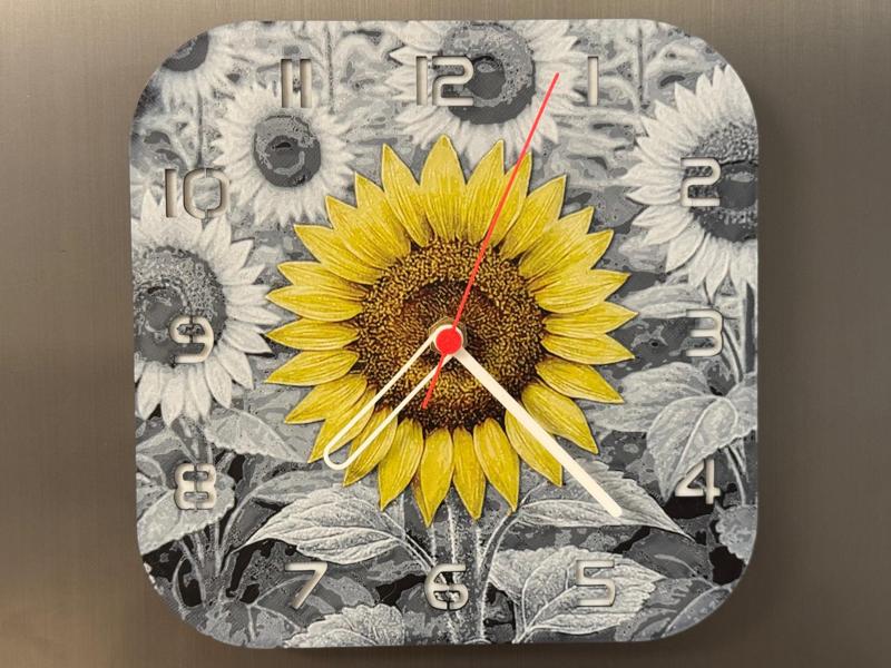 wall / desk clock Sunflower