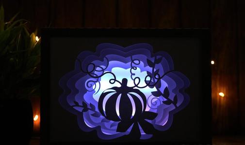 Thanksgiving Pumpkin light box