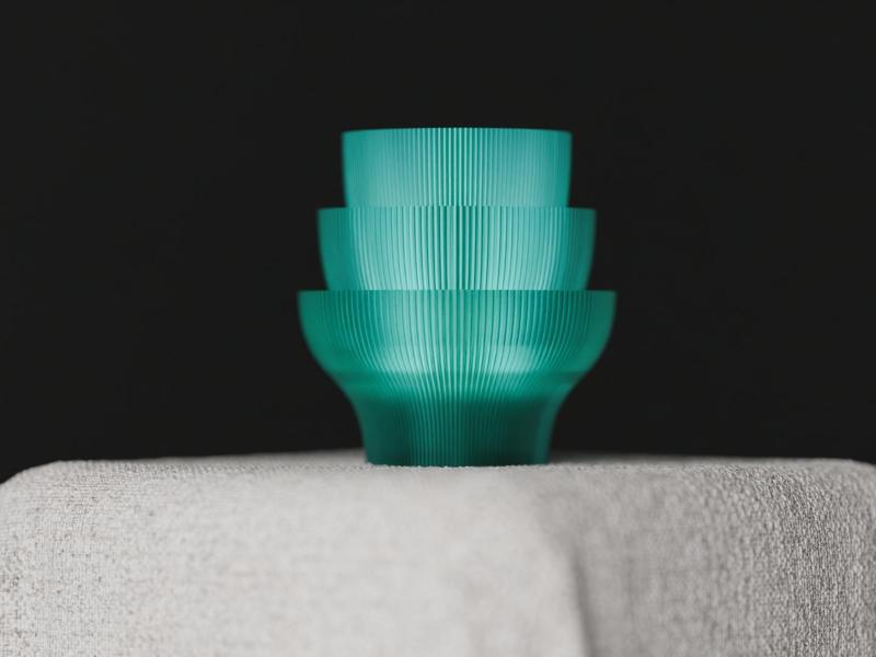 Triple Layer Lamp. Modular Kit lamp for colour mix