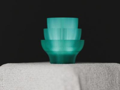 Triple Layer Lamp. Modular Kit lamp for colour mix