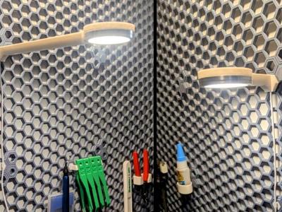 HSW Mount For Bambu Lab LED Lamp Kit - Two Sizes