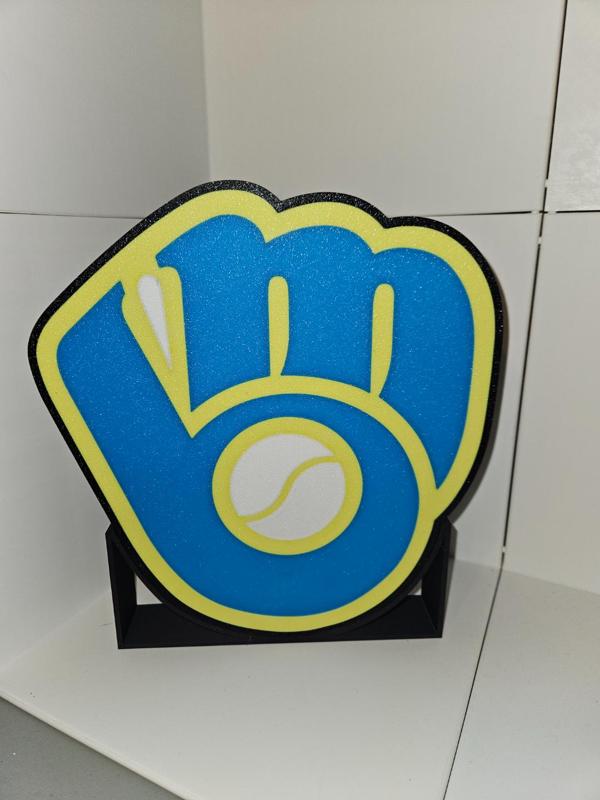 Milwaukee Brewers light box