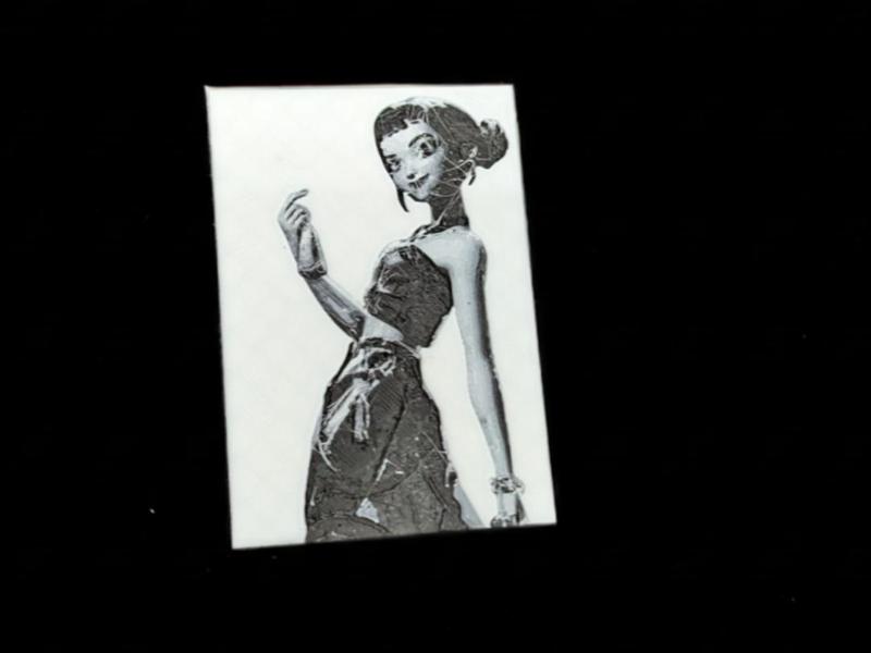 Zoey - Kpop Demon hunters 3d printed Photo