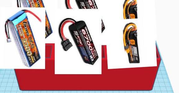 6pk Lipo battery orginizer