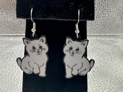 Kitten Earrings
