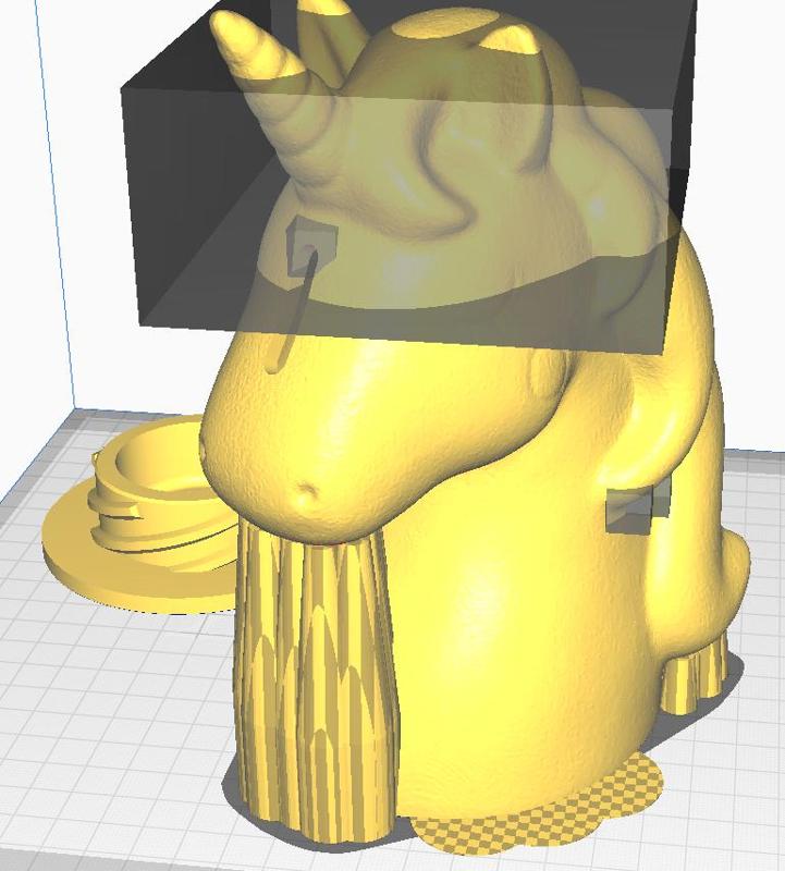 Unicorn Head coin bank (remix)