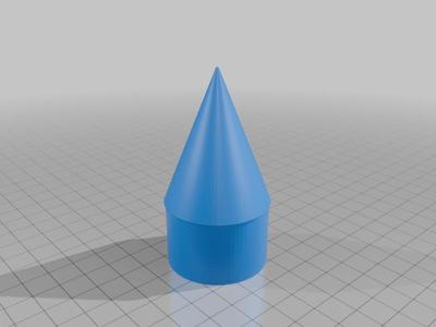 Paper Towel Roll Rocket Nose Cones