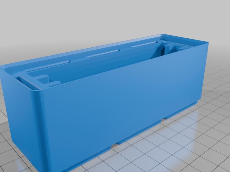 Gridfinity - 3x1 - 3 x SATA SSD / 2.5" HDD holder + 5 x SD card holder