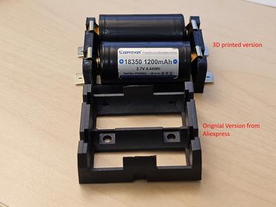 Dual 18350 Battery Sled / Holder