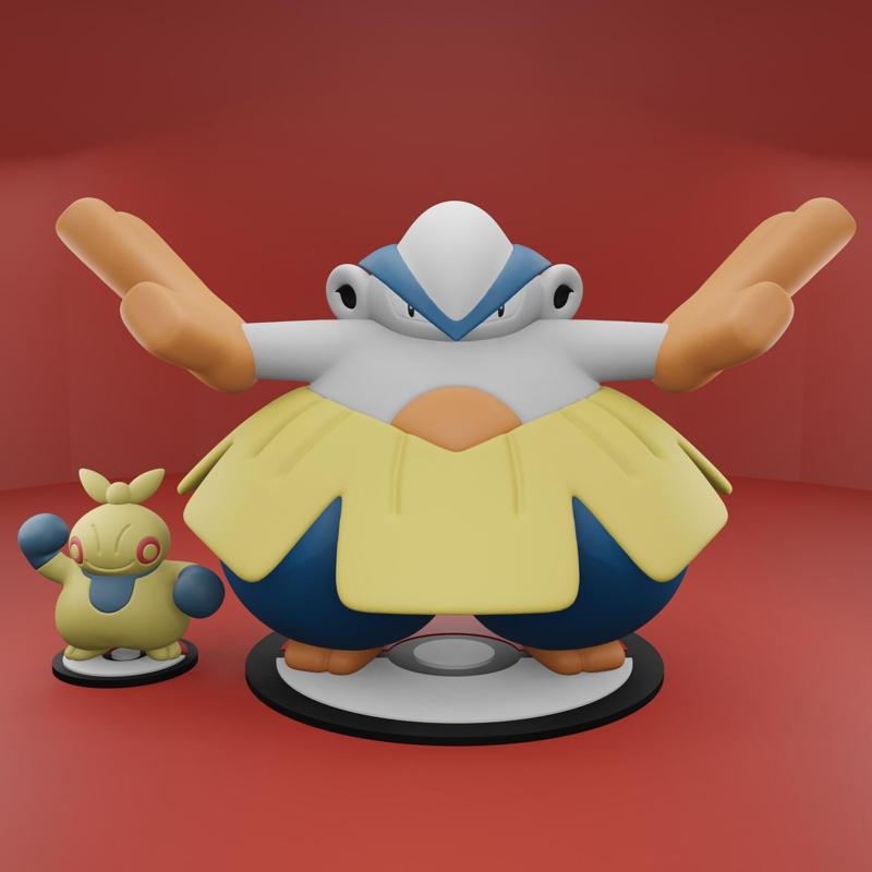 Pokemon No. 296, 297 Makuhita, Hariyama