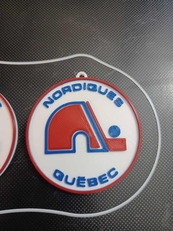 Quebec Nordiques Keychain
