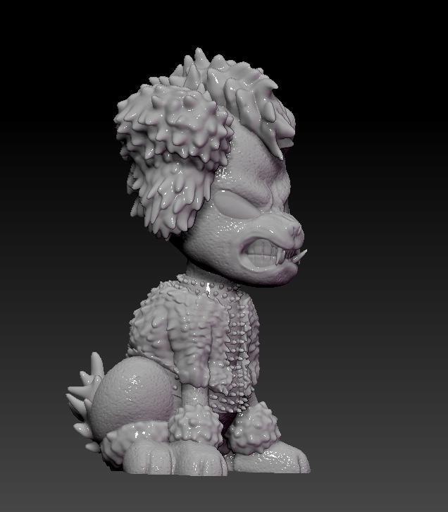 Gonk the Dog, for the Elvira Monster High Skullector