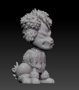 Gonk the Dog, for the Elvira Monster High Skullector