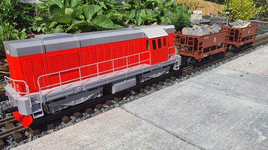Czech locomotive series 740 Kocour. Scale G