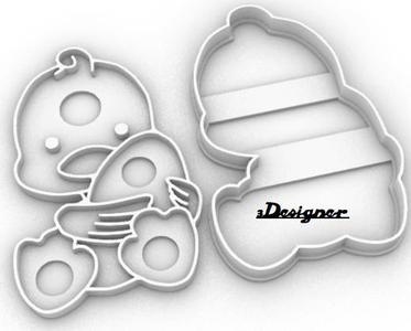 EASTER FLEA COOKIE CUTTER