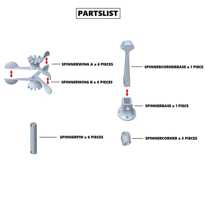 Kinetic wind sculpture