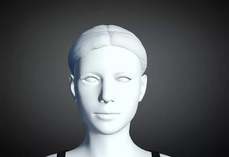 3D Hair style for Female 17 3D model