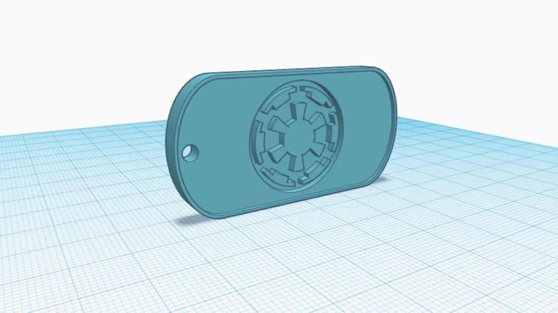 Imperial Dogtag or Keychain