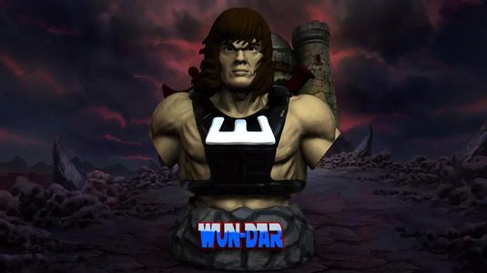 WUN DAR SAVAGE HEMAN MOTU MASTER OF THE UNIVERSE BUST