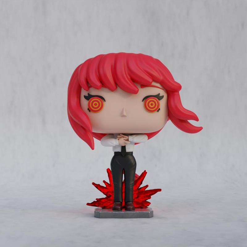 Chainsaw Man Makima POP fanart ~digital .stl files~