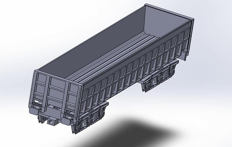 TRAIN: Scrap dump car HO 1:87