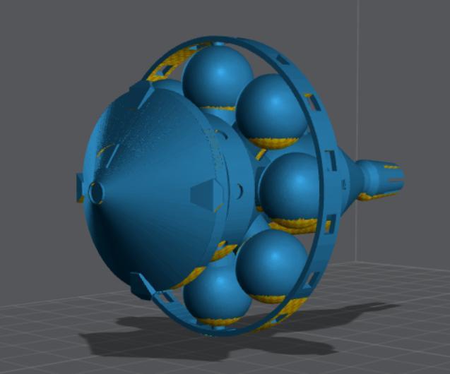 AS Columbia spacecraft