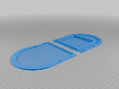 Marine Portlight Insert with Mosquito Net and Optional 120mm Fan Mount