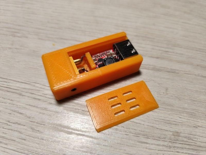 USB Buck Converter Case with XT60 Mount