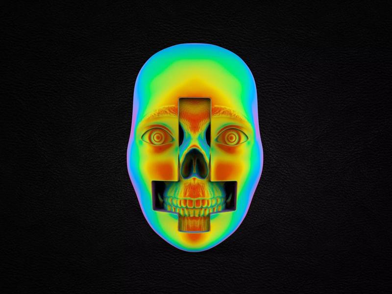 Halloween Mask Wall Decoration