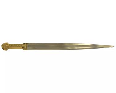 Ancient Ornate Sword for 3D Print