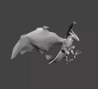 Anivia 3D Model flying dragon