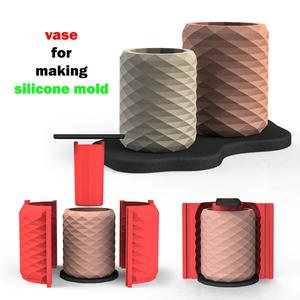 2 sizes of one vase to making silicone mold