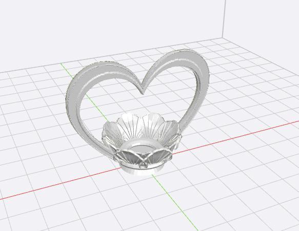 Heart flower basket Bowl Basket
