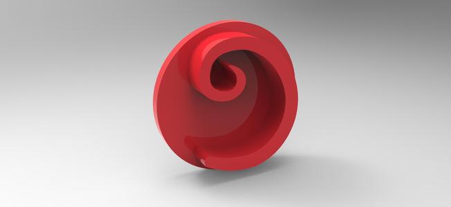 Alphabet stamp plus fondant cutter for letter C ready for 3D printing