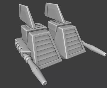 Laser Cannons for Titans Return Buzzsaw and Laserbeak