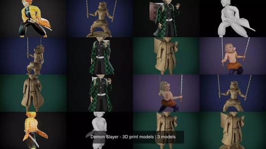 Demon Slayer - 3D print models 3D Model Collection