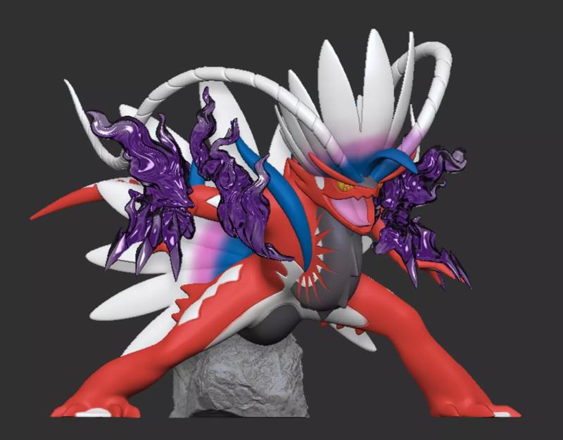 Koraidon - Legendary 3D Printable Model with Magnet Slots