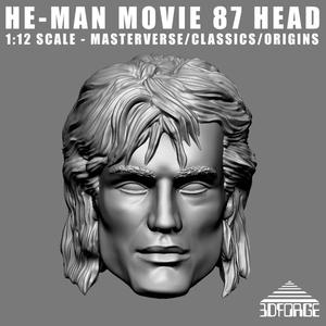 HE-MAN MOVIE 1987 HEAD Classics-Masterverse-Origins Scale